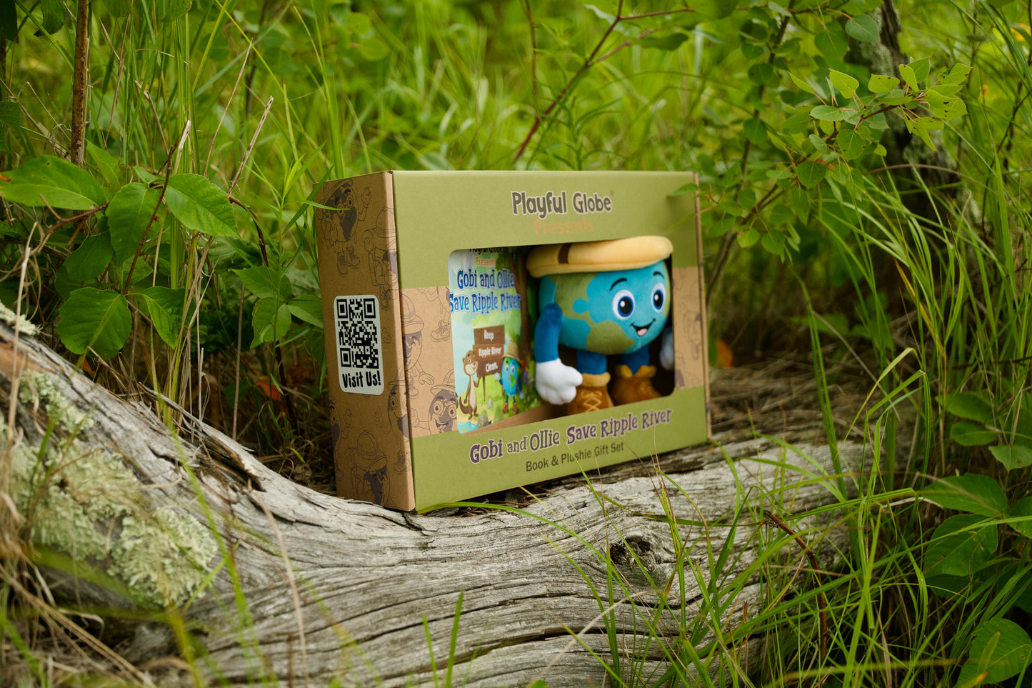 Gobi and Ollie Save Ripple River Book & Plush Toy Set | Eco-Friendly Children’s Gift